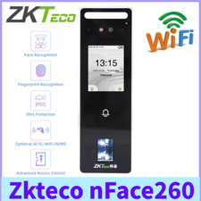 Zkteco nFace260 WiFi Face Facial Recognition Door Access Control System IP65