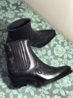 Rare Calvin Klein 205W39NYC Cal Calveta Leather Ankle Boots Rare Calvin Klein 205W39NYC Cal Calveta Leather Ankle Boots