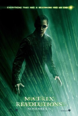 The Matrix Revolutions w Keanu Reeves (FS DVD) You CHOOSE WITH OR WITHOUT A CASE