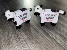 Chik-Fil-A Cow Plush "Eat Mor Chikin" Eat More Chicken Sign Stuffed Toy Small