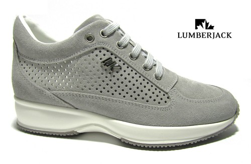 Scarpe da donna sneakers Lumberjack Raul zeppa interna in camoscio estive  casual | eBay
