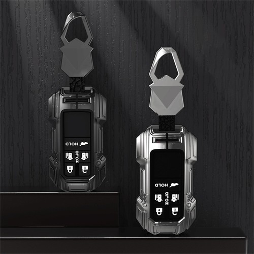 Zinc Alloy Car Key Fob Case For Honda Accord Civic CRV HRV Pilot Passport 23-24 - Picture 8 of 11