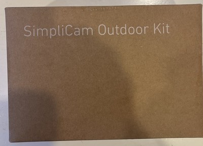 SimpliSafe SimpliCam Black Outdoor Camera Kit New Camera Not Included 