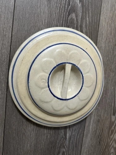 Red Wing 3 Gallon Crock Water Cooler Lid Stoneware Daisy Petal Bar Handle