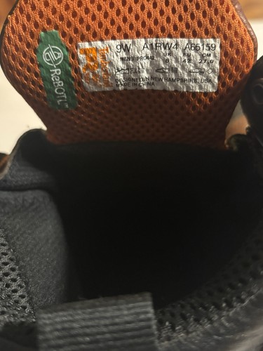 Stivali da lavoro uomo Timberland Pro 442 punta di sicurezza pelle marrone usati in buone condizioni taglia 9W - Foto 5 di 7