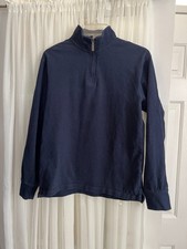 Crewcuts Sweater Youth Navy Half -Zip 100 Cotton Pullover Long Sleeve XL