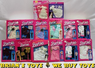 Barbie Fashions Lot of 14: Romantic Wedding Wedding Party & More. NR