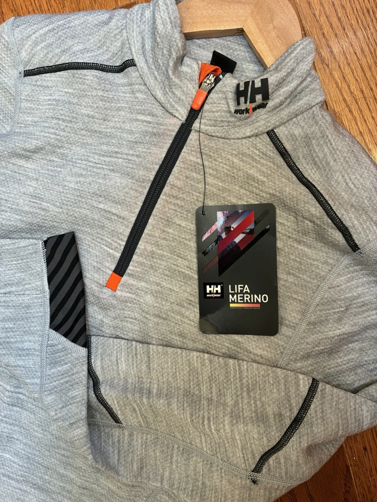 NWT Helly Hansen LIFA Merino Workwear Base layer Half Zip Men’s Small Grey
Opens in a new window or