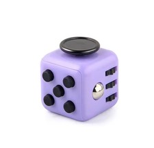 Purple Fidget Cube Stress Relief Sensory Toy for Adults Kids