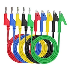 Sumnacon Multimeter Banana Plug to Crocodile Alligator Clip Test 3.3Ft/1M