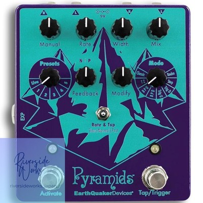 EarthQuaker Devices Pyramids Stereo Flanger Effektpedal