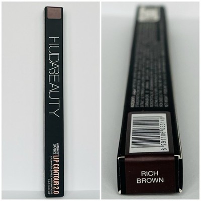 HUDA BEAUTY LIP CONTOUR 2.0 (Rich Brown) Automatic Lip Pencil *new-in-box**