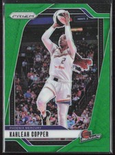 2024 Panini Prizm WNBA #115 Kahleah Copper Green Prizms Phoenix Mercury (A5)