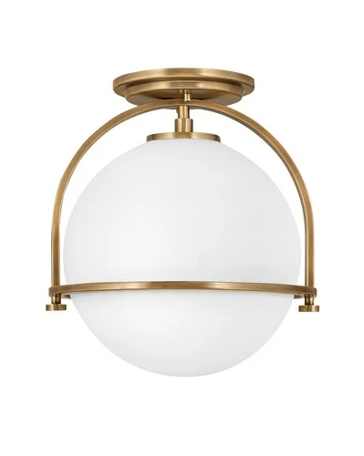 Hinkley Lighting 3403 Somerset 11"W Semi-Flush Ceiling Fixture - Brass - Picture 1 of 7