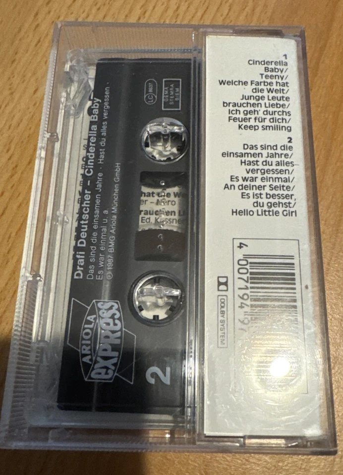 Musikkassetten MC, Drafi Deutscher - Bild 4 von 4