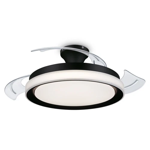 Philips Bliss Fan Ceiling Light 35+28 W 1 bulbs LED IP20 Black