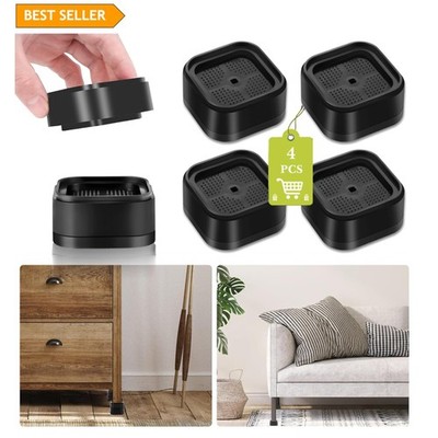4 Pack Adjustable Furniture Risers - Elevate Tables, Sofas & Beds by 1-3''