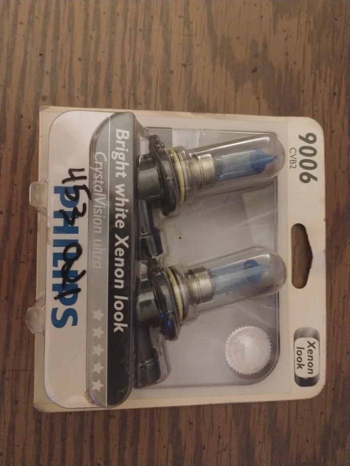 Bombilla de faro-Crystalvision Ultra-Paquete doble blister Philips 9006CVB2 Foto 4 de 4