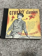 Crosby Classics Five Shellac Columbia Green Label M-555 Records
