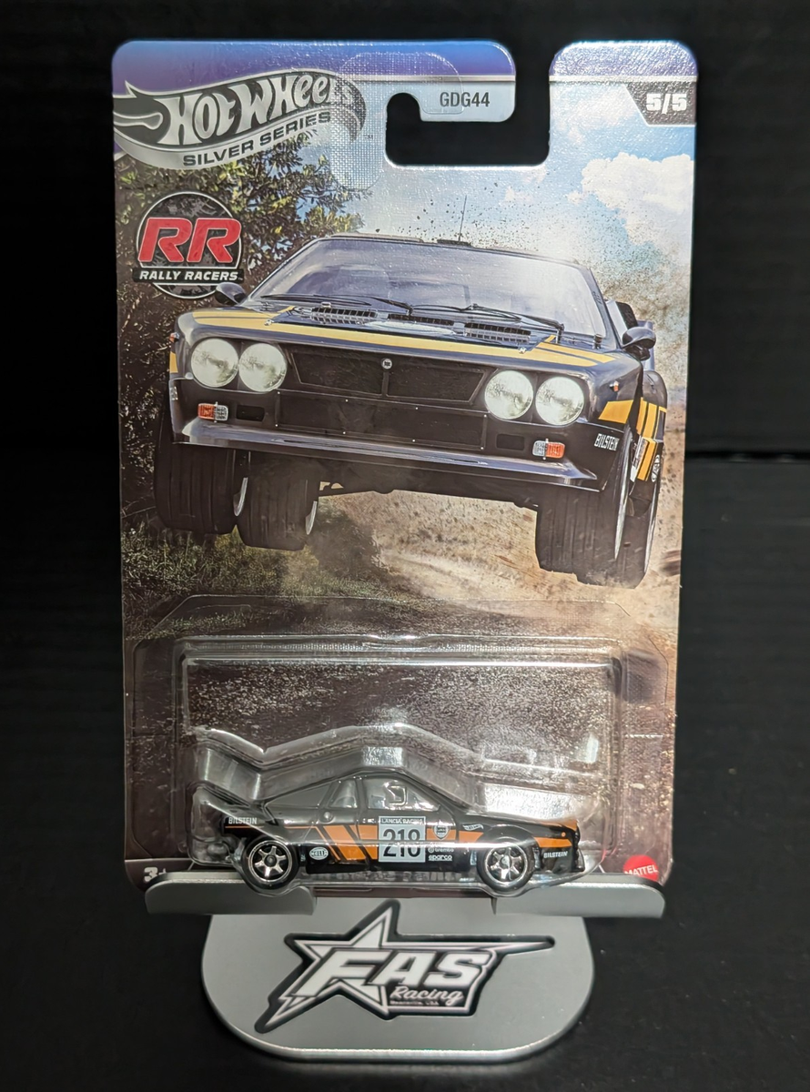 ミニカー rally car collection ss.5 LANCIA 1/64 🔥Hot Wheels Silver Series (Chase) Lancia Rally Racers GDG44
