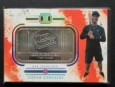 2025 Impeccable MLB Josuar Gonzalez Silver Bar /25 (RC) Giants Rookie