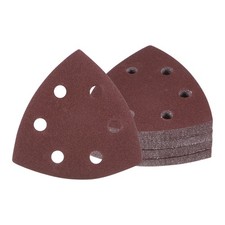 50pcs Mouse Sander Sandpaper 180 Grit 3-1/2" Triangle Sanding Pads 0.33 per gallon