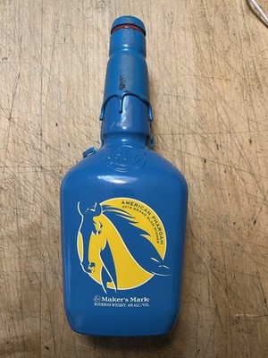 Makers Mark American Pharoah Whiskey Bourbon Decanter Bottle Limited Ed.  EMPTY