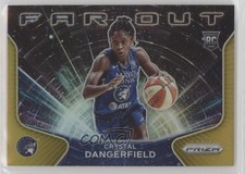 2021 Panini Prizm WNBA Far Out Gold Prizm 5/10 Crystal Dangerfield #5 09br