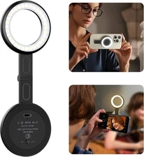 Magnetic Selfie Light - Magsafe Compatible LED Phone Light Included Sticky Ri...