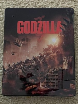 GODZILLA (2014) Embossed MetalPak / Steelbook, Blu-ray,  DVD, SOUND NOT WORKING 