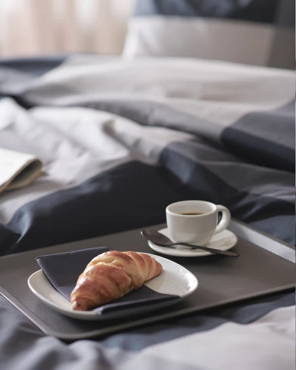 IKEA TILLGÅNG Serving Tray Grey Tea Coffee Scratch Resistant 37x29 cm New - Image 2 of 3