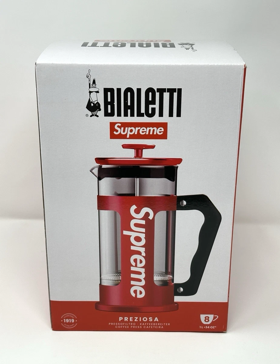 Supreme x Bialetti 8-Cup French Press SS24 Brand New Red | eBay