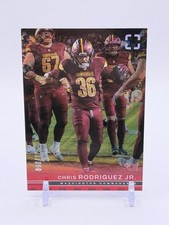 2025 Panini Photogenic #25 Chris Rodriguez Jr. Red COLOR MATCH /125 COMMANDERS