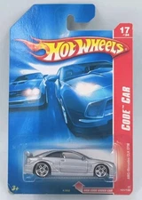 2007 Hot Wheels #101 Code Car 17/24 AMG-MERCEDES CLK DTM Silver Variant w/Pr5 Sp