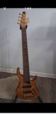MTD Kingston 6-String Solid Body Electric Guitar Right-Handed 24-Fret Brown