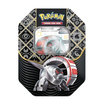 Pokemon Karmesin & Purpur Paldeas Schicksale Eisenrad ex Tin Box - NEU & OVP!