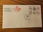 Canada Post 1982 Ottawa Maple Leaf First Day Cover FDC Vintage Canadian Stamps