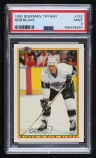1990-91 Bowman Tiffany Rob Blake #142 PSA 9 MINT HOF 16dm