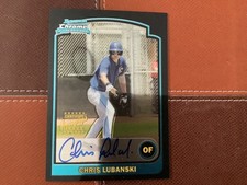 2003 Bowman Draft Picks & Prospects - Chris Lubanski #BDP166 Chrome Auto RC