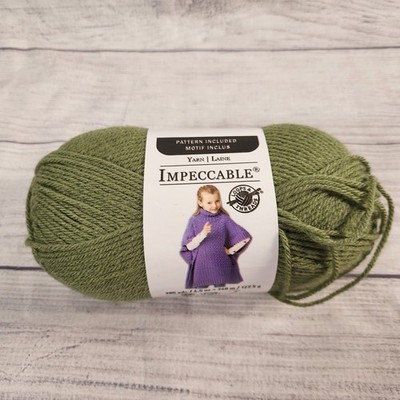 Loops & Threads Impeccable Yarn Forest Green 01243 Medium 4 Acrylic 285 Yards