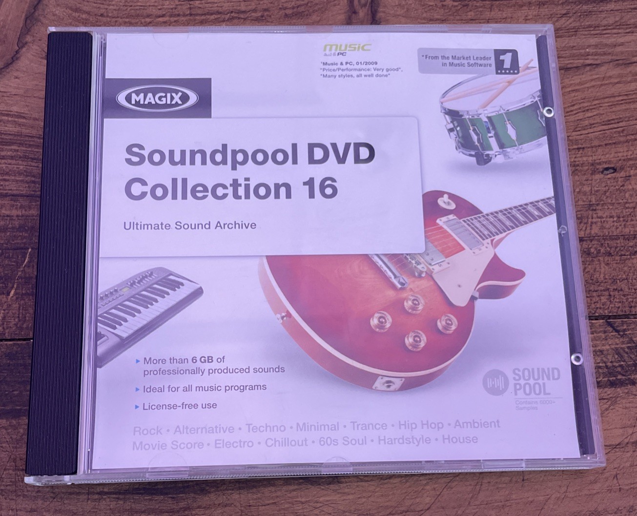 Magix Soundpool DVD Collection 16 Royalty-Free (6 GB of audio material in WAV)