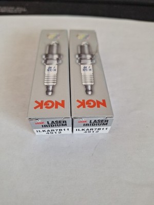Pack Of 2 Genuine NGK Laser Iridium SparkPlugs.  4912 ILKAR7B11