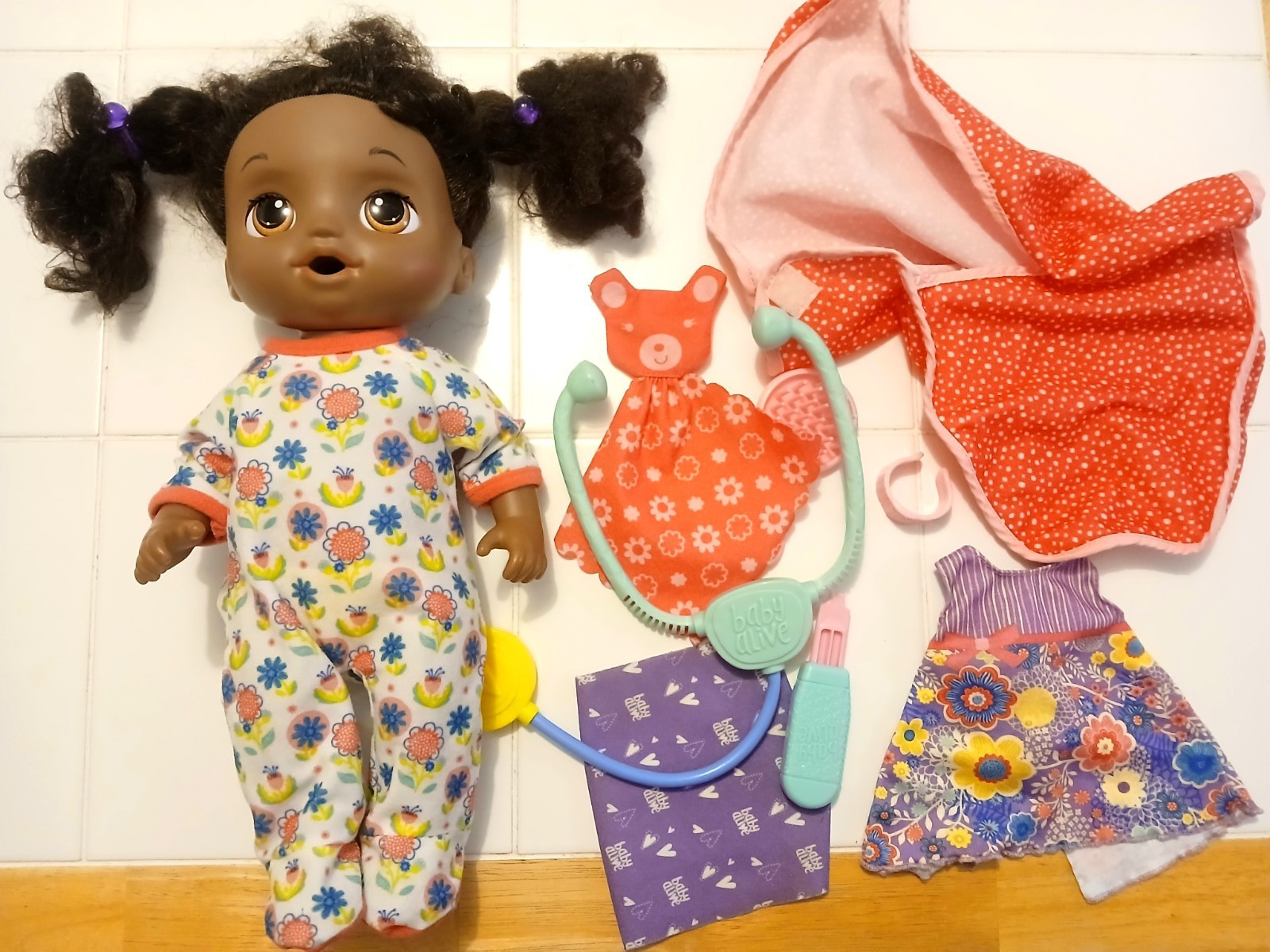 Baby Alive Sweet Tears African American Interactive Doll 35+ Sounds And Phrases
