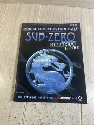 Sub-Zero Mortal Kombat Official Game Strategy Guide PlayStation & Nintendo 64