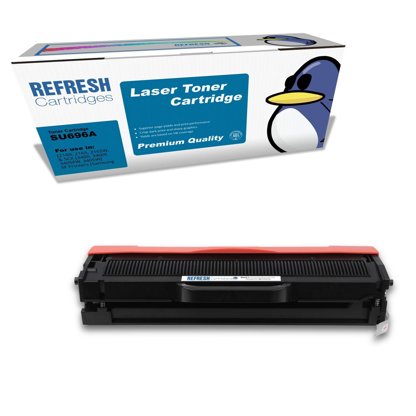 Refresh Cartridges Black MLT-D101S Toner Compatible With Samsung Printers