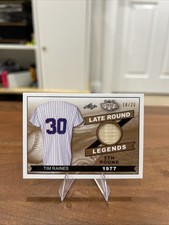 2021 Leaf Lumber Late Round Legends Tim Raines Game-Used Bat Relic 18/20