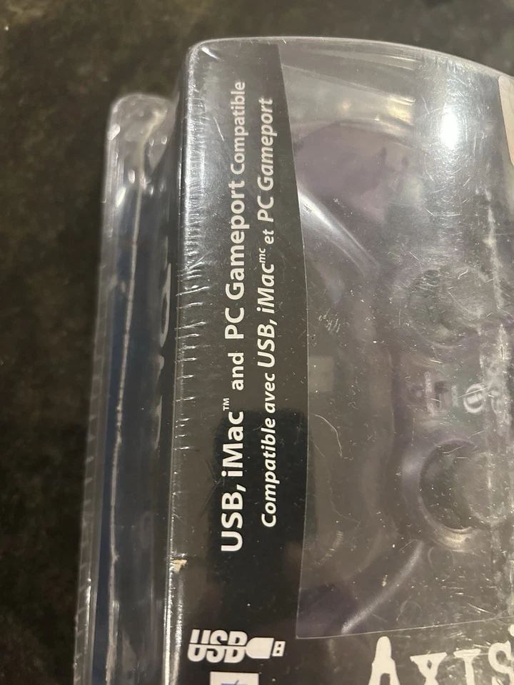 Axispad Colors FX Wired USB Game Controller 8 Button Joystick D-Pad Clear Purple - Image 3 of 4