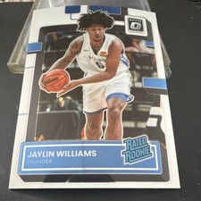 Jaylin Williams Panini Donruss Optic 2022-23 Rated Rookie #246 Thunder RC