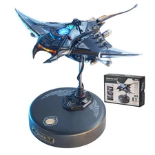 ROKR LED 3D Puzzle Manta Ray Mechanical Model Kits Budding Toys Teens Gifts