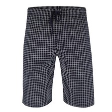 Ceceba Men's Sleep Pants - Bermuda, Pajama Pants, Cotton, Short Blue/Checked ...